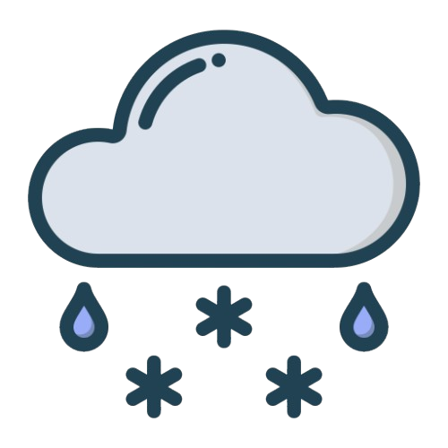 Karla Karışık Yağmurlu